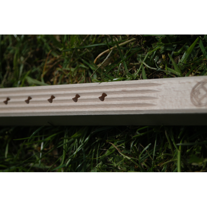 Longer part of ergonomic snath