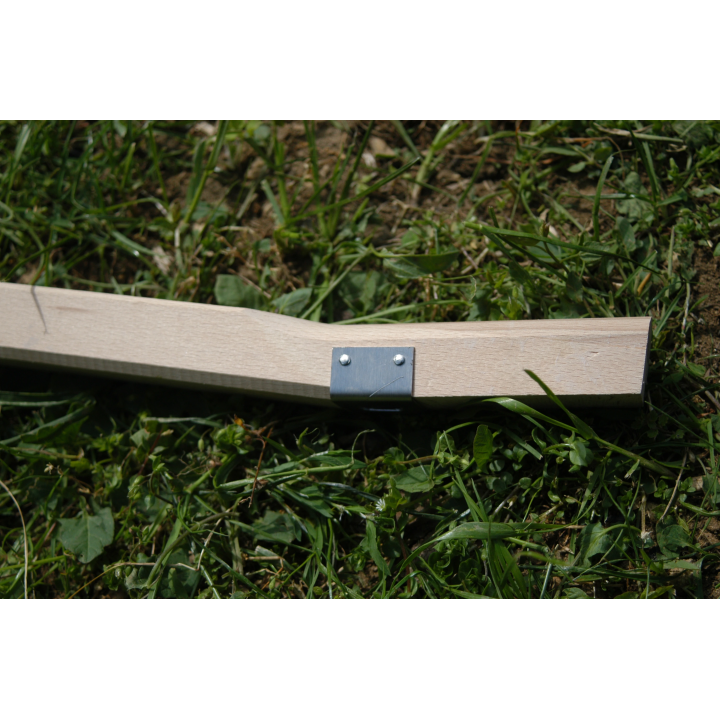 Longer part of ergonomic snath